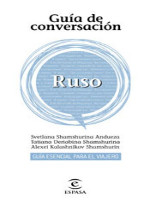 Title details for Guía de conversación ruso by AA. VV. - Available